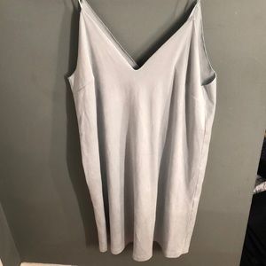 Women’s mint green velvet dress